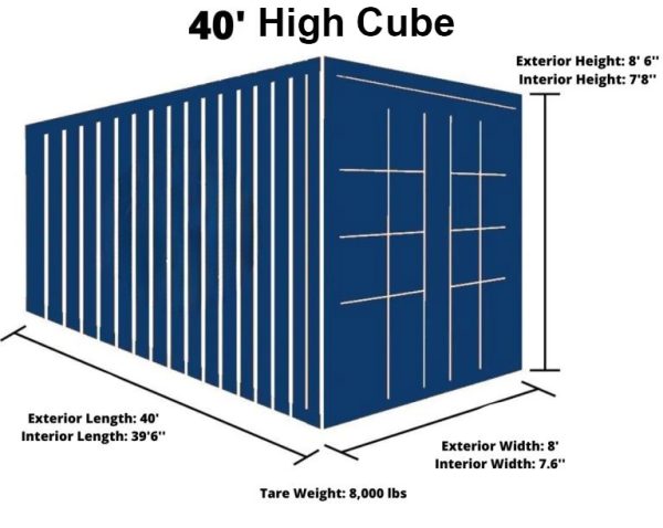 40 High Cube Container