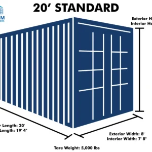 20ft Standard Shipping Container